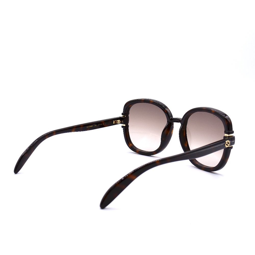 Gucci GG1068SA Havana Brown Sunglasses | Authentic | New w/ Case | 57-19 - Picture 9 of 13